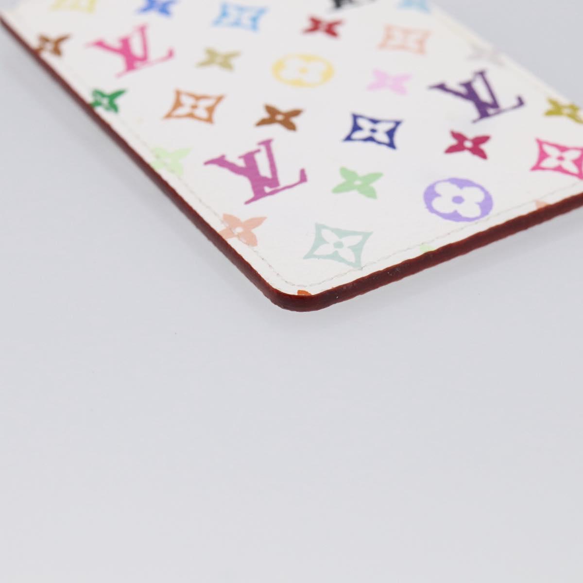 LOUIS VUITTON Monogram Multicolor Etui Miroir Hand White M92651 LV Auth 206980M