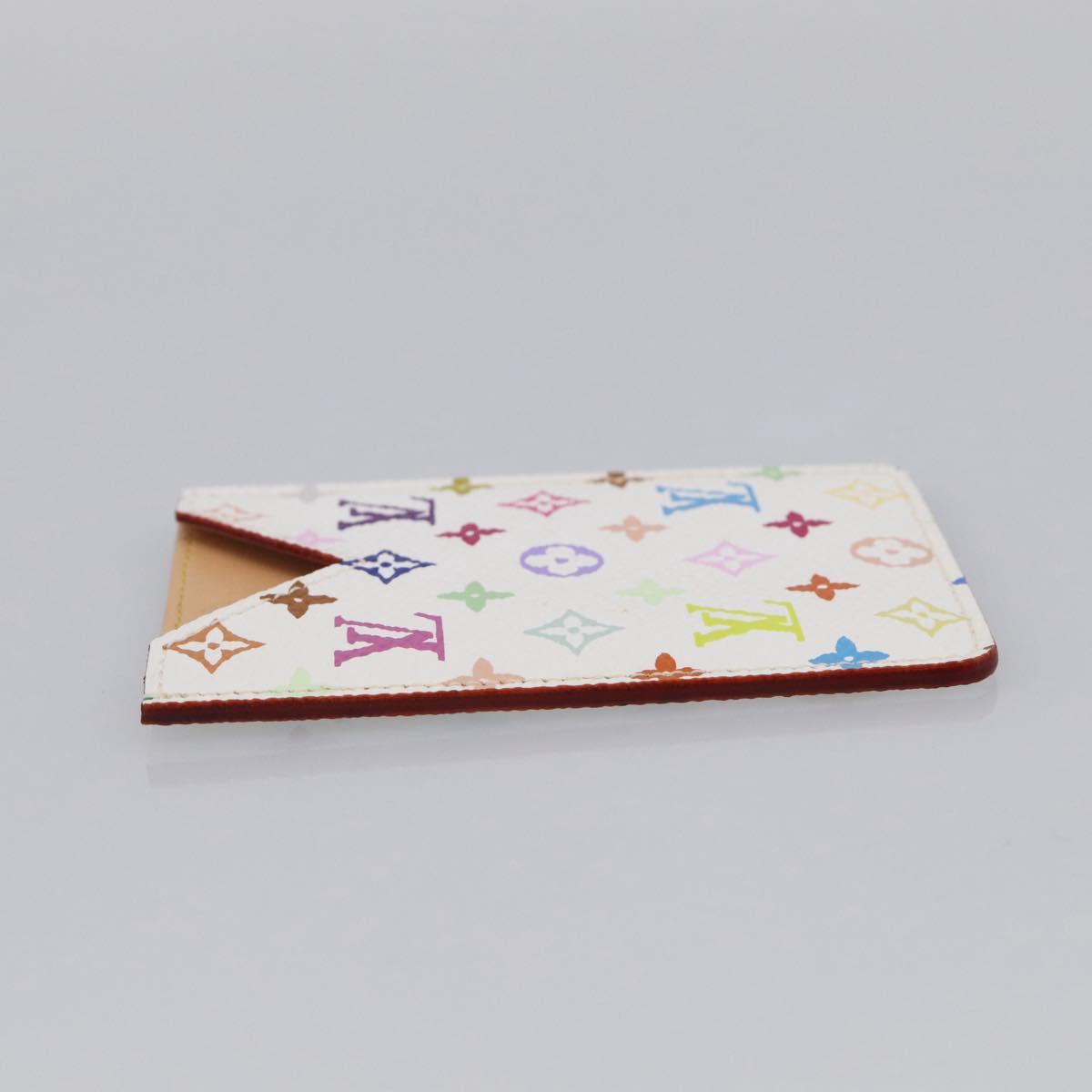 LOUIS VUITTON Monogram Multicolor Etui Miroir Hand White M92651 LV Auth 206980M