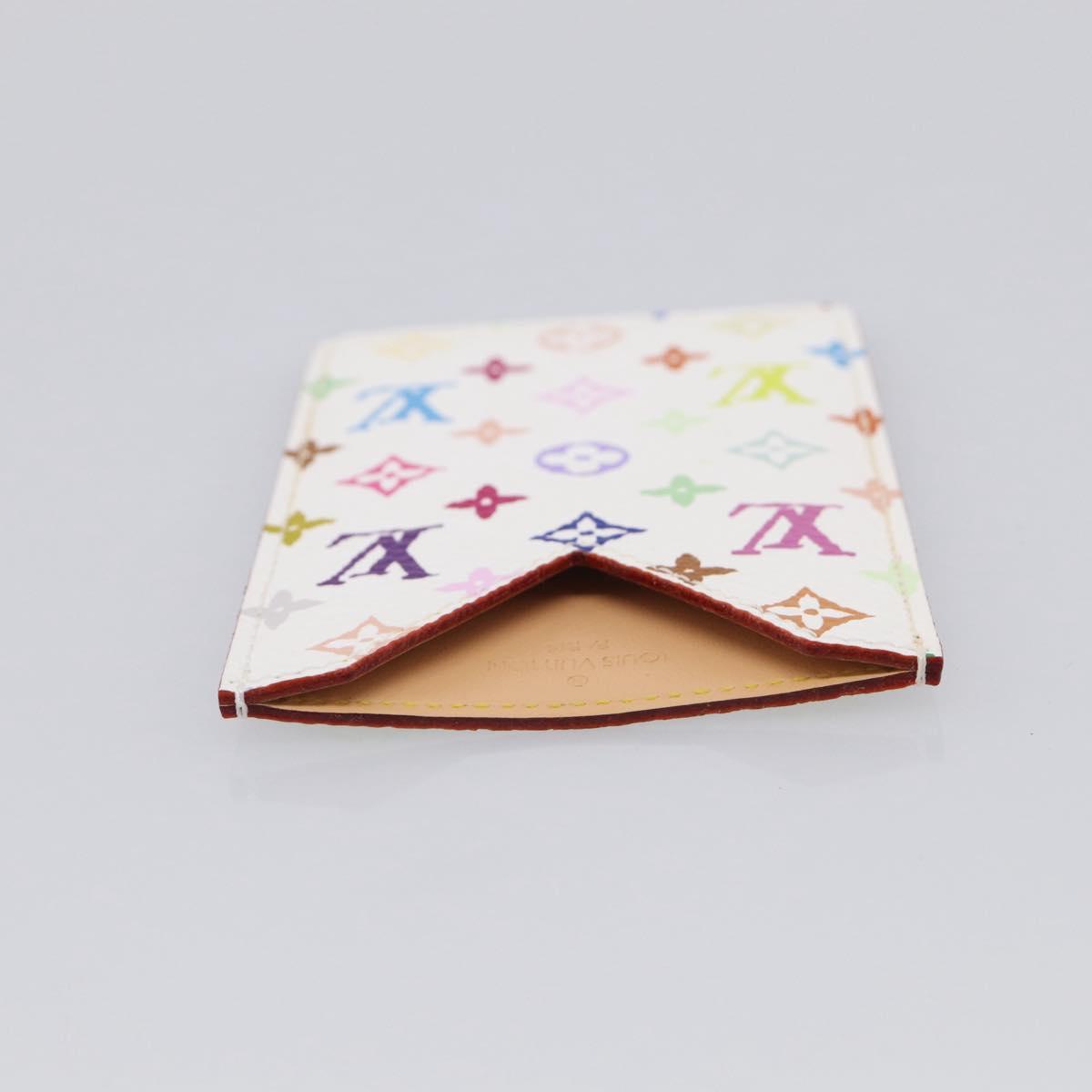 LOUIS VUITTON Monogram Multicolor Etui Miroir Hand White M92651 LV Auth 206980M