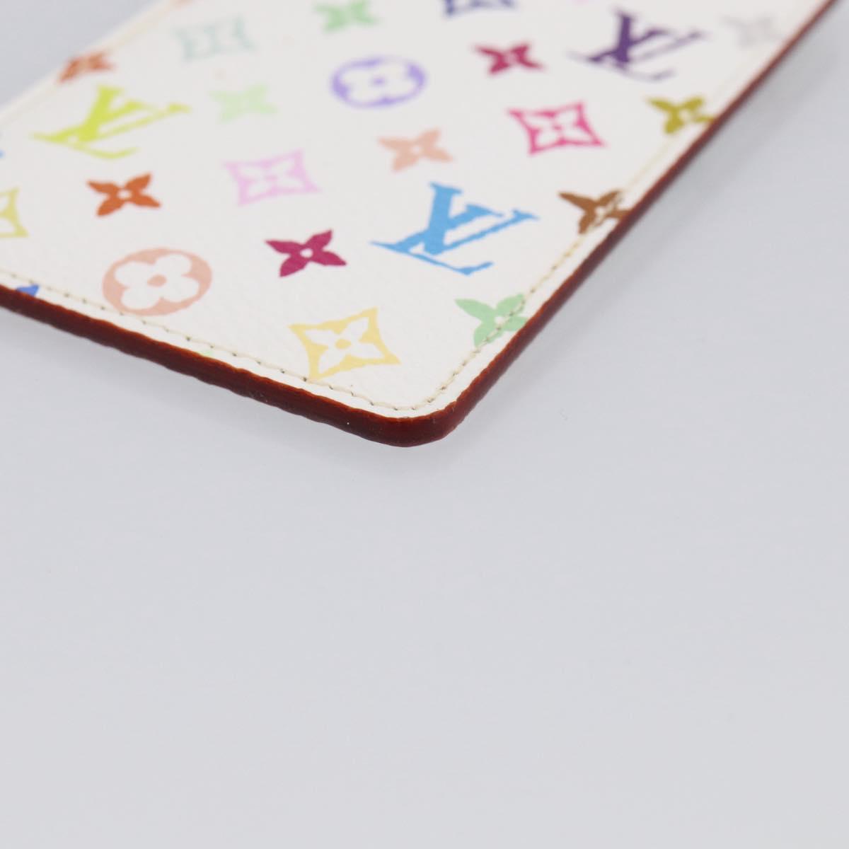 LOUIS VUITTON Monogram Multicolor Etui Miroir Hand White M92651 LV Auth 206980M