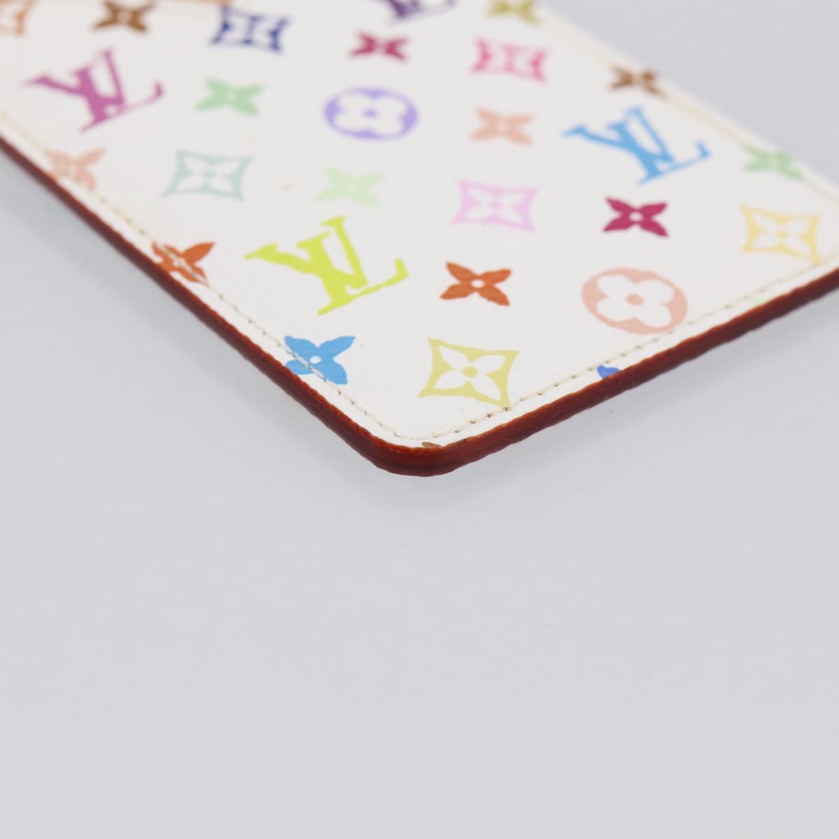 LOUIS VUITTON Monogram Multicolor Etui Miroir Hand White M92651 LV Auth 206980M