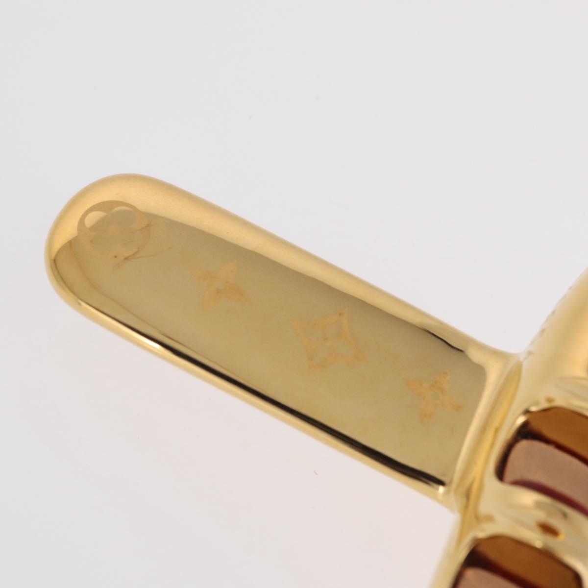 LOUIS VUITTON Airplane Paper Weight Gold GI1158 LV Auth 206982SM