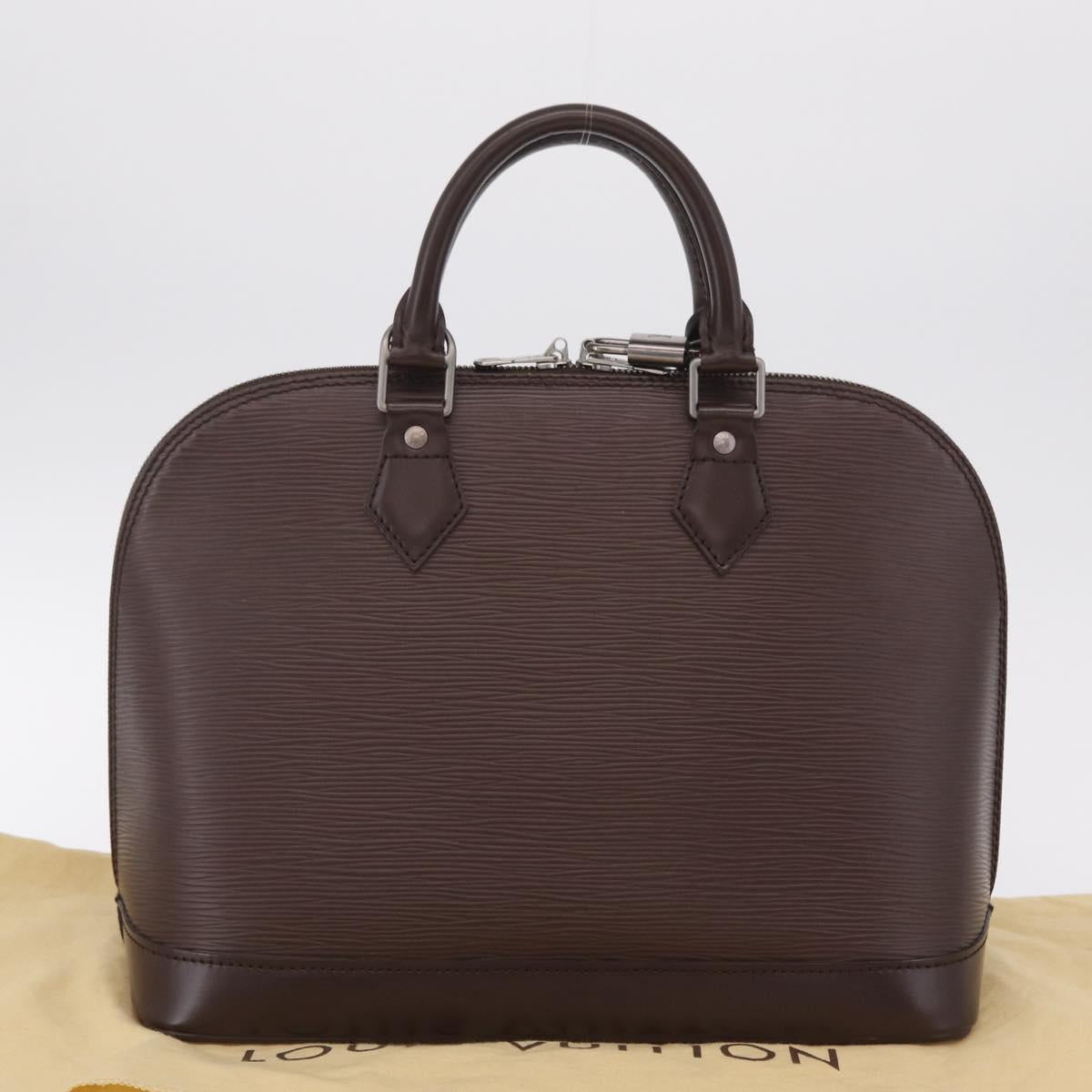 LOUIS VUITTON Epi Alma Hand Bag Mocha M5214D LV Auth 207004V