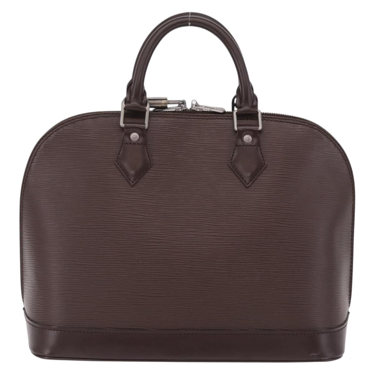 LOUIS VUITTON Epi Alma Hand Bag Mocha M5214D LV Auth 207004V