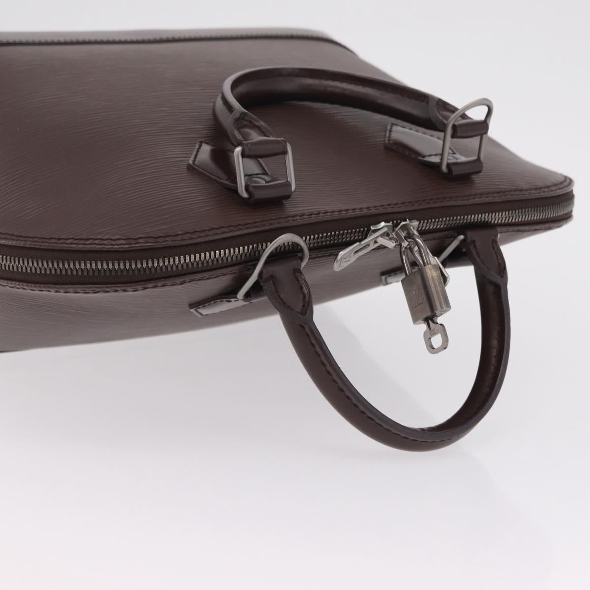 LOUIS VUITTON Epi Alma Hand Bag Mocha M5214D LV Auth 207004V