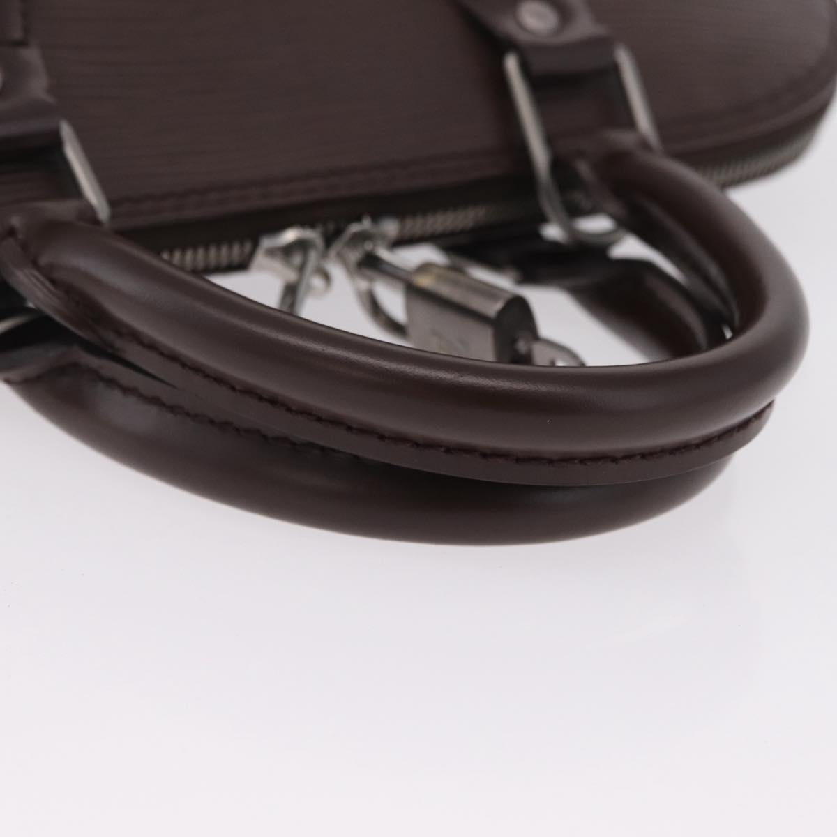 LOUIS VUITTON Epi Alma Hand Bag Mocha M5214D LV Auth 207004V