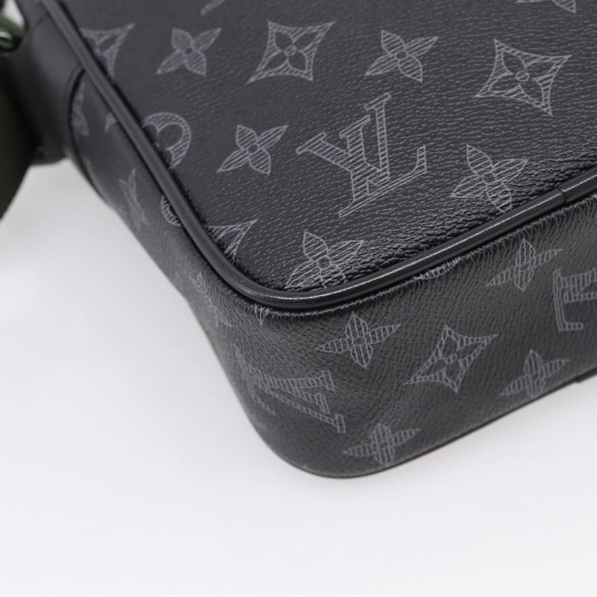 LOUIS VUITTON Monogram Eclipse Danube PM Shoulder Bag M43677 LV Auth 207007M