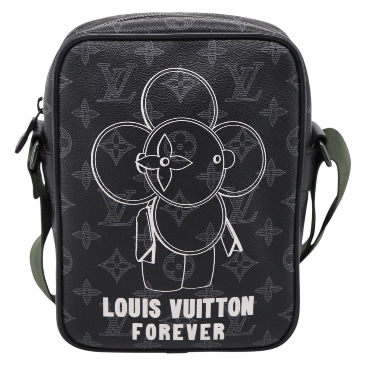 LOUIS VUITTON Monogram Eclipse Danube PM Shoulder Bag M43677 LV Auth 207007M