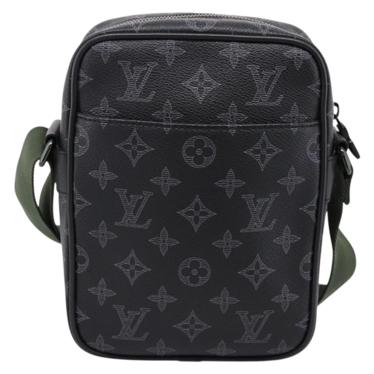 LOUIS VUITTON Monogram Eclipse Danube PM Shoulder Bag M43677 LV Auth 207007M