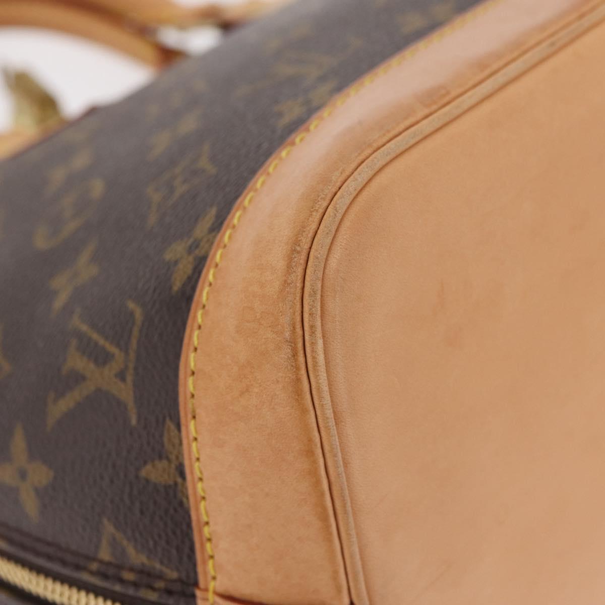 LOUIS VUITTON Monogram Alma Hand Bag M51130 LV Auth 207011V