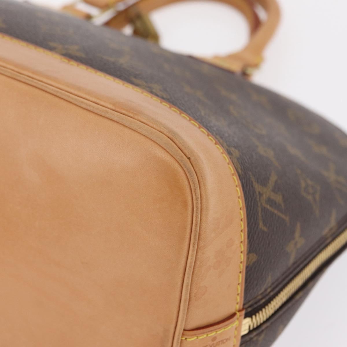LOUIS VUITTON Monogram Alma Hand Bag M51130 LV Auth 207011V