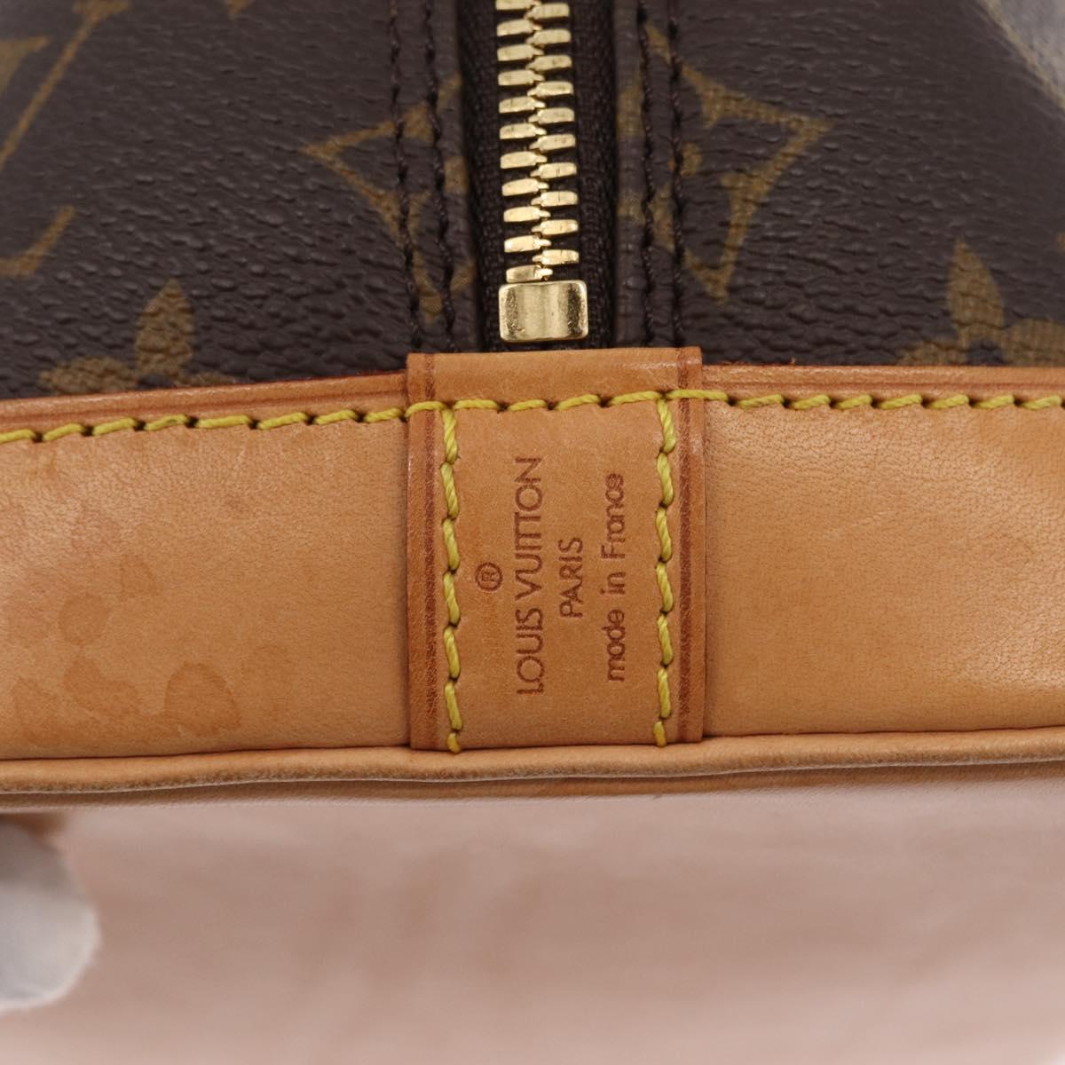 LOUIS VUITTON Monogram Alma Hand Bag M51130 LV Auth 207011V