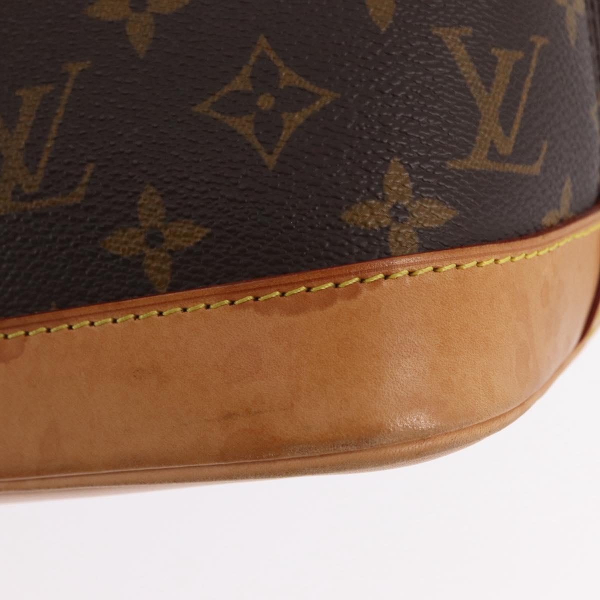 LOUIS VUITTON Monogram Alma Hand Bag M51130 LV Auth 207011V