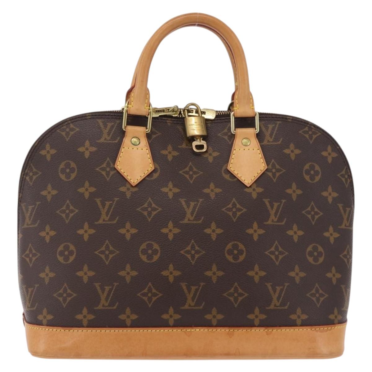 LOUIS VUITTON Monogram Alma Hand Bag M51130 LV Auth 207011V