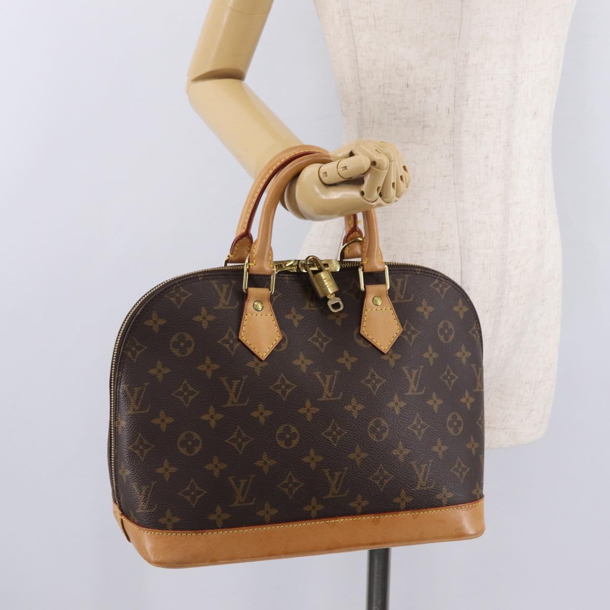 LOUIS VUITTON Monogram Alma Hand Bag M51130 LV Auth 207011V