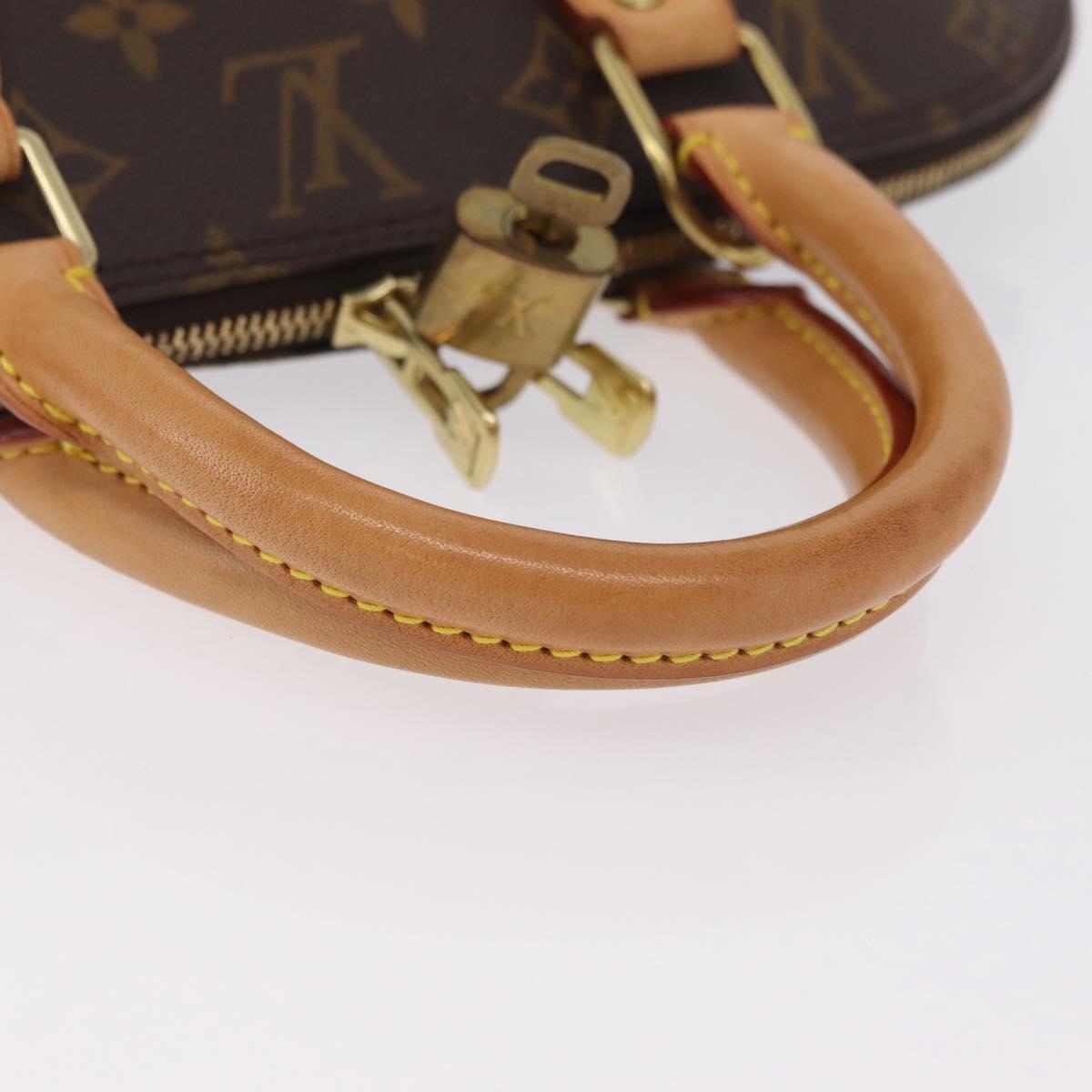 LOUIS VUITTON Monogram Alma Hand Bag M51130 LV Auth 207011V