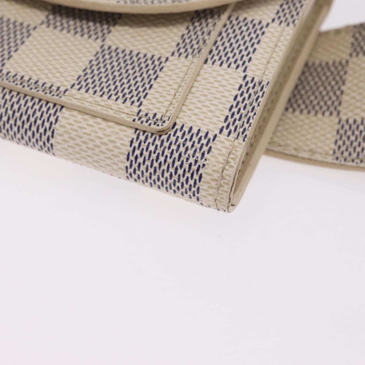 LOUIS VUITTON Damier Azur Ceinture Pochette Solo Bag M9835T LV Auth 207030A