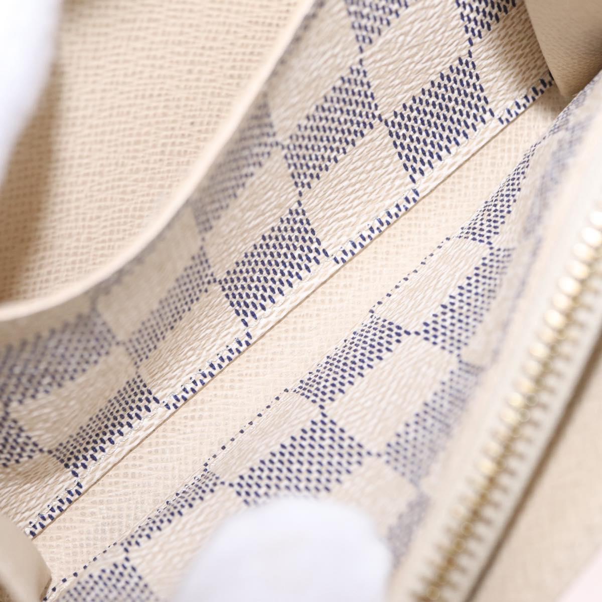 LOUIS VUITTON Damier Azur Ceinture Pochette Solo Bag M9835T LV Auth 207030A