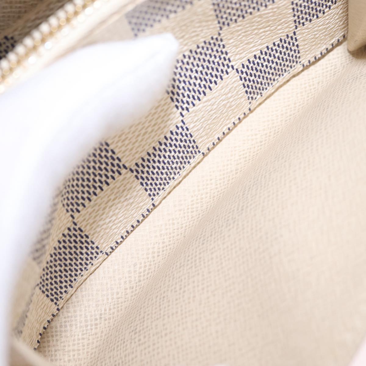 LOUIS VUITTON Damier Azur Ceinture Pochette Solo Bag M9835T LV Auth 207030A