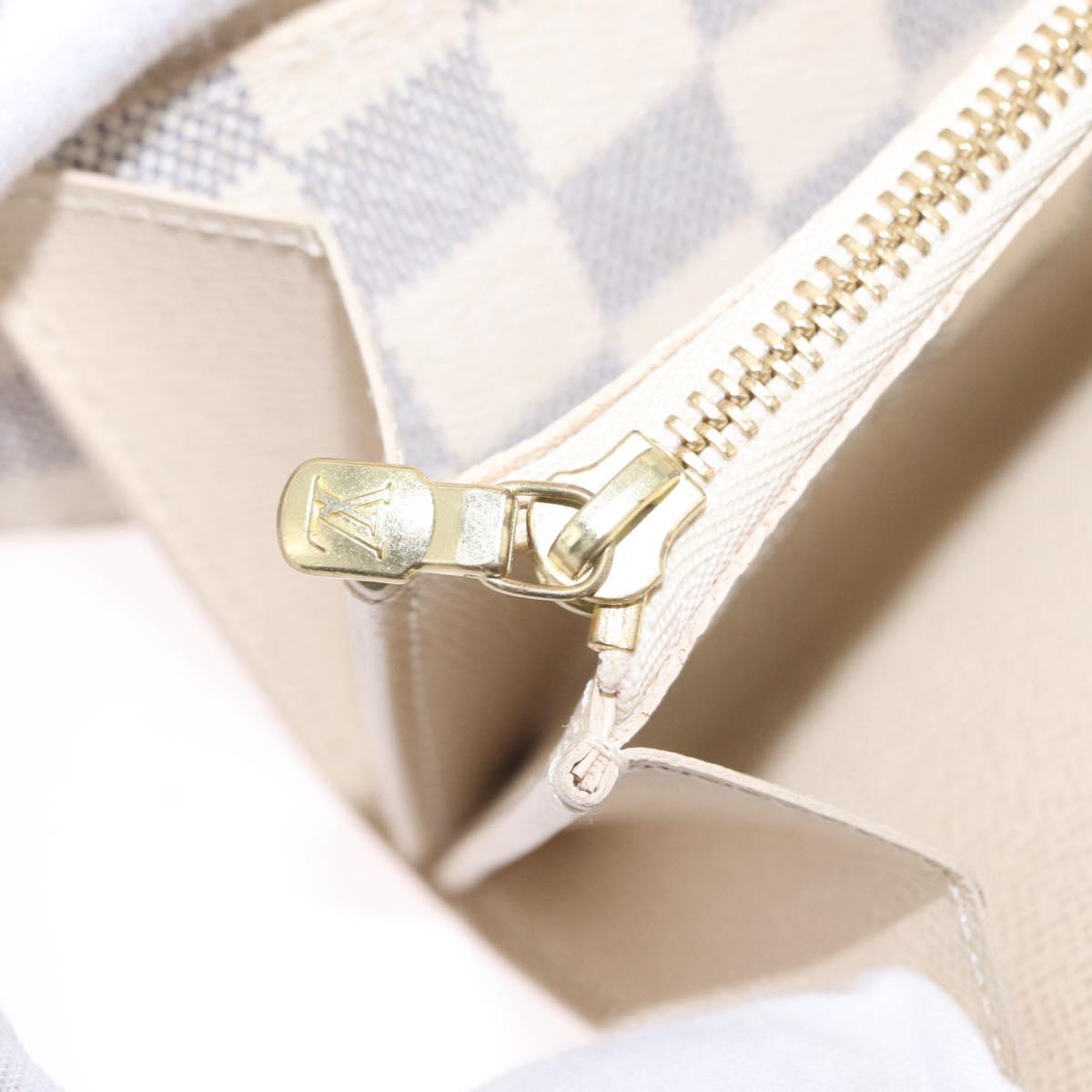 LOUIS VUITTON Damier Azur Ceinture Pochette Solo Bag M9835T LV Auth 207030A
