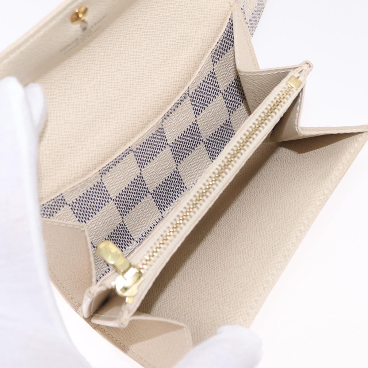 LOUIS VUITTON Damier Azur Ceinture Pochette Solo Bag M9835T LV Auth 207030A