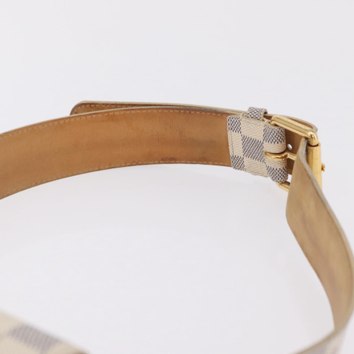 LOUIS VUITTON Damier Azur Ceinture Pochette Solo Bag M9835T LV Auth 207030A