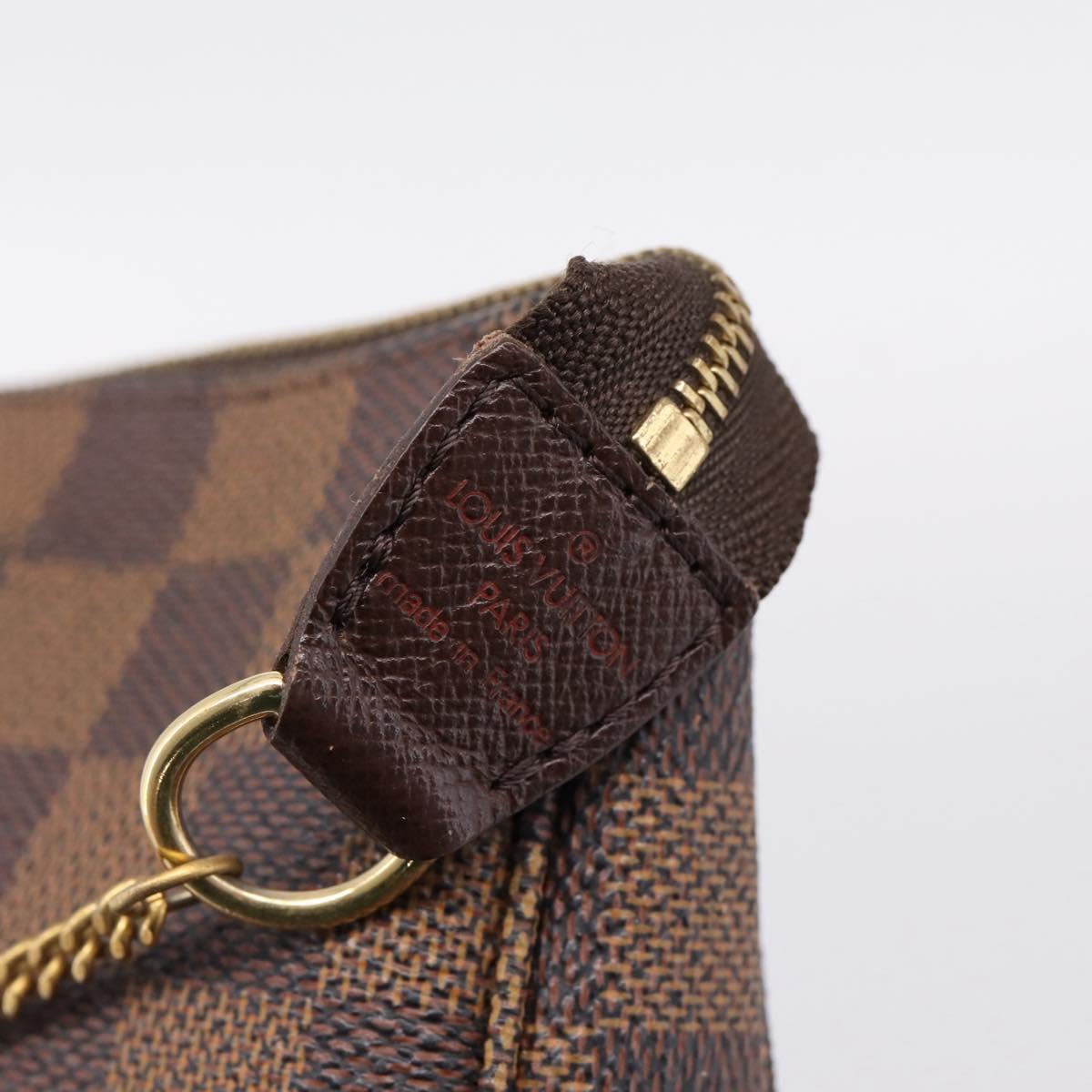 LOUIS VUITTON Ebene Mini Pochette Accessoires Pouch N58009 LV Auth 207035A