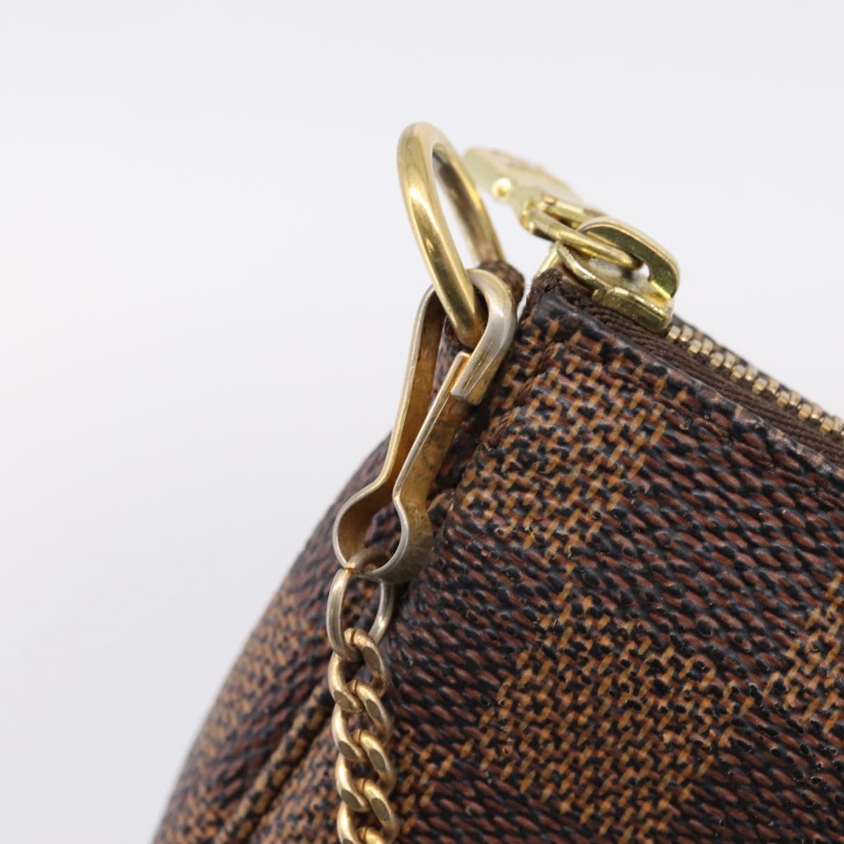 LOUIS VUITTON Ebene Mini Pochette Accessoires Pouch N58009 LV Auth 207035A
