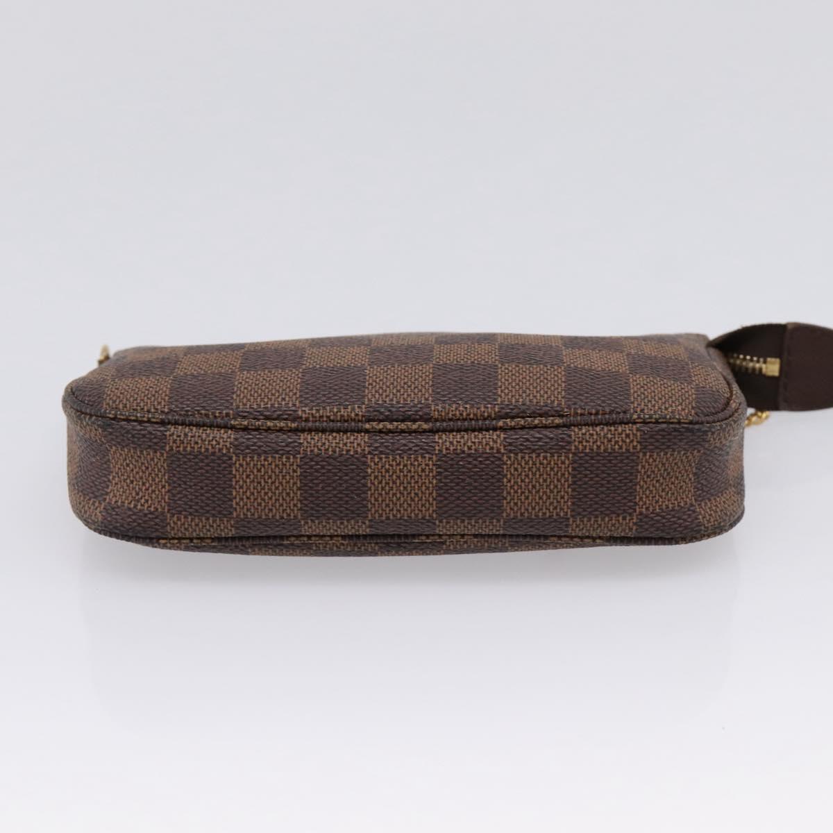 LOUIS VUITTON Ebene Mini Pochette Accessoires Pouch N58009 LV Auth 207035A