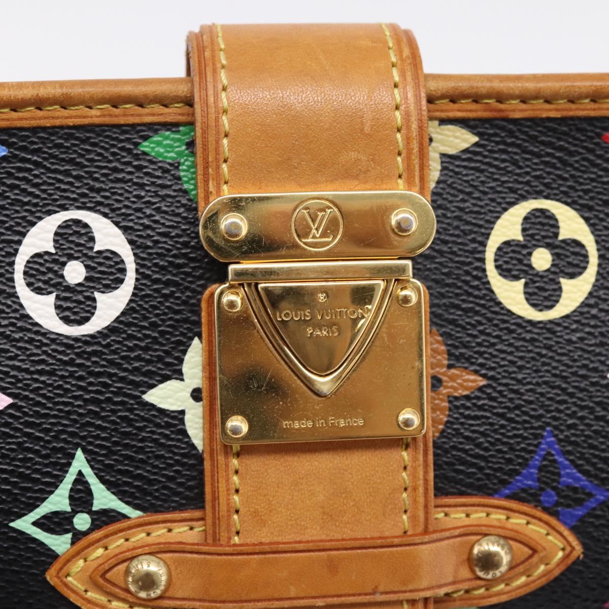 LOUIS VUITTON Monogram Multicolor Shirley Bag Black M40050 LV Auth 207039A