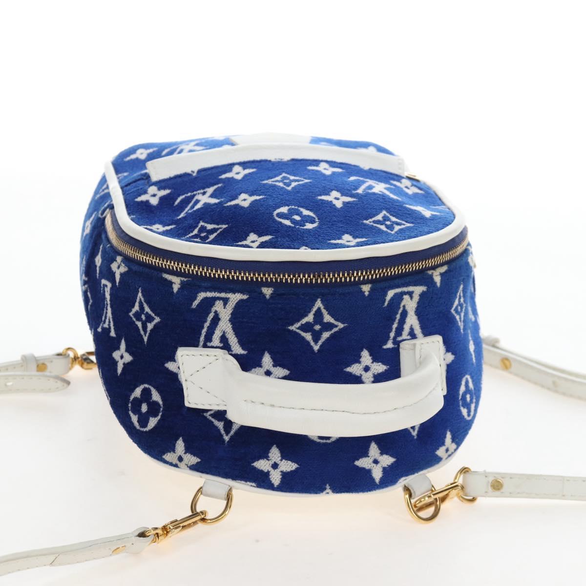 LOUIS VUITTON Jacquard Velvet Palm Spring Mini Backpack M46207 LV Auth 207040M