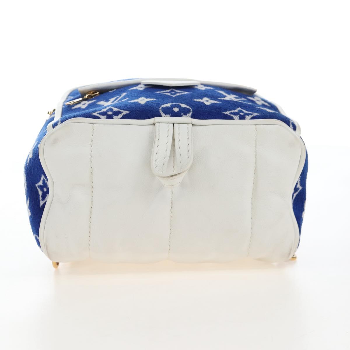 LOUIS VUITTON Jacquard Velvet Palm Spring Mini Backpack M46207 LV Auth 207040M