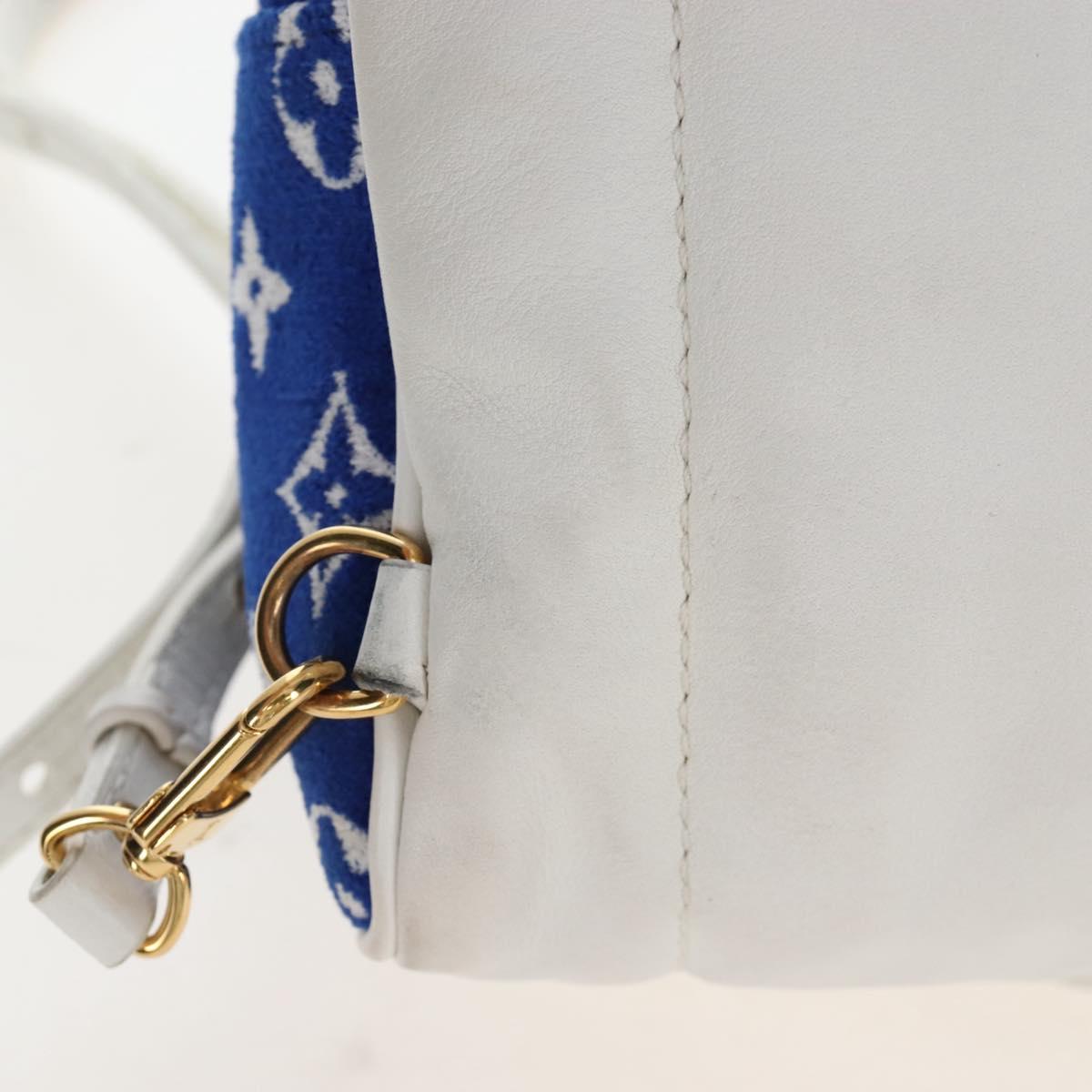 LOUIS VUITTON Jacquard Velvet Palm Spring Mini Backpack M46207 LV Auth 207040M