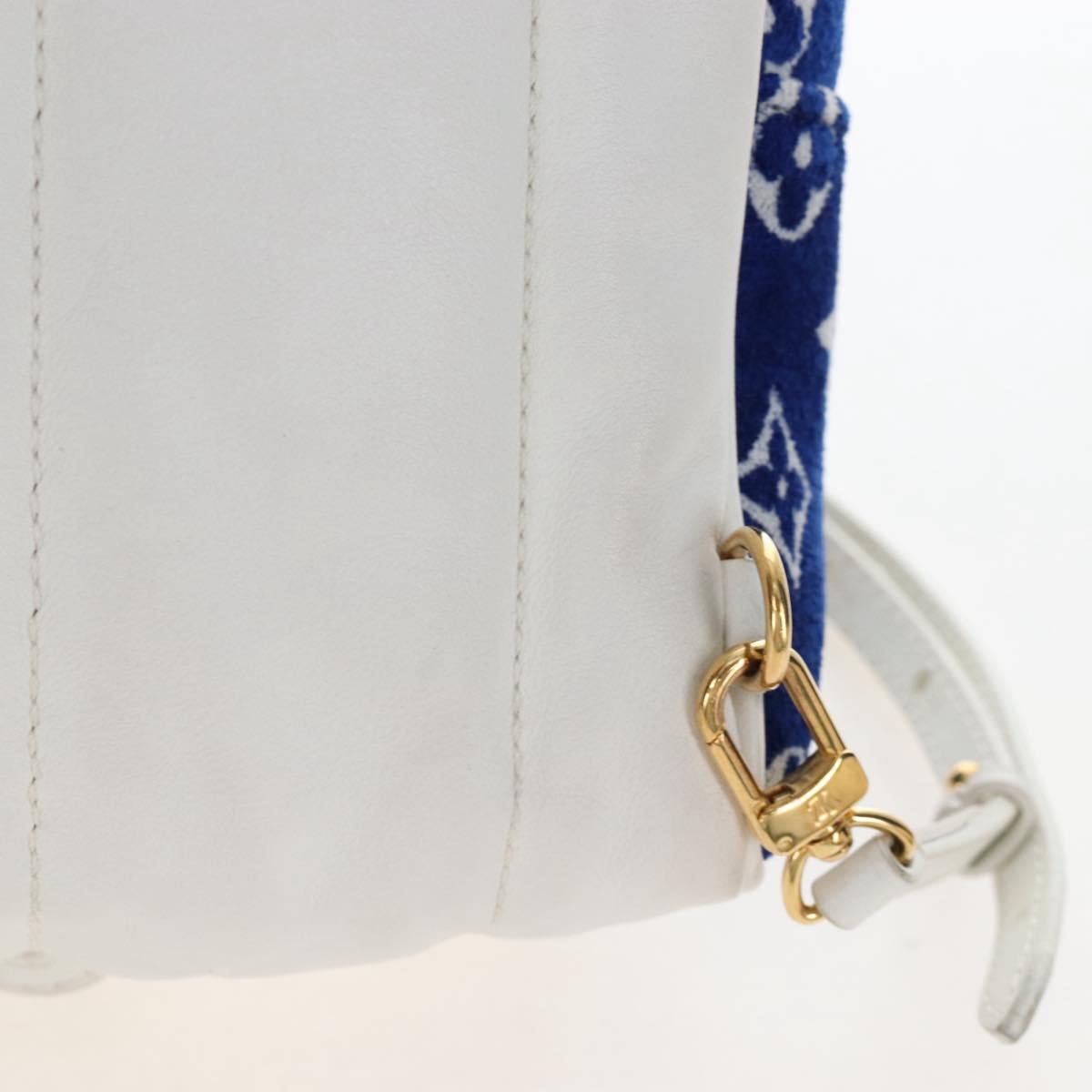 LOUIS VUITTON Jacquard Velvet Palm Spring Mini Backpack M46207 LV Auth 207040M