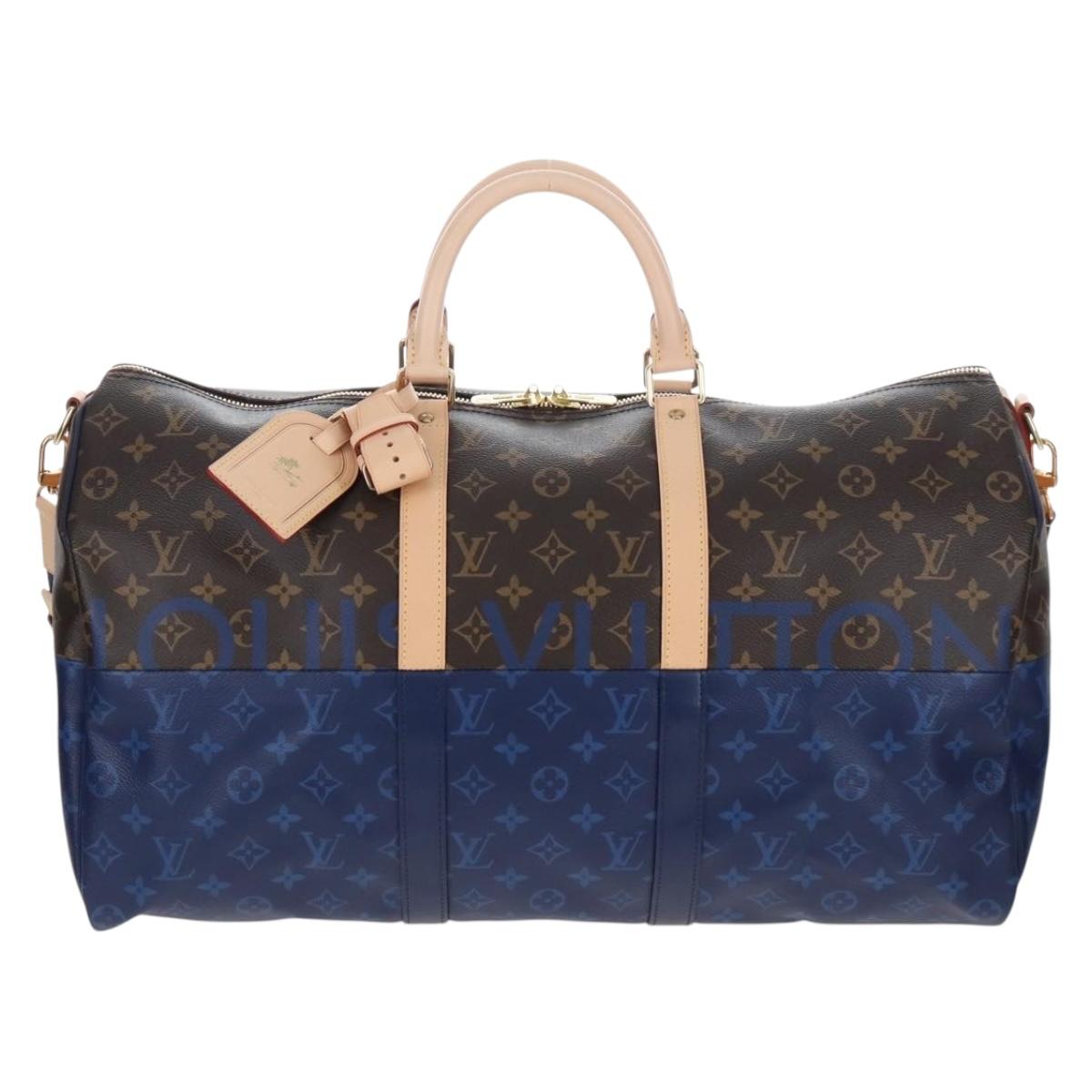 LOUIS VUITTON Pacific Split Keepall Bandouliere 50 Bag M43861 LV Auth 207044SAM