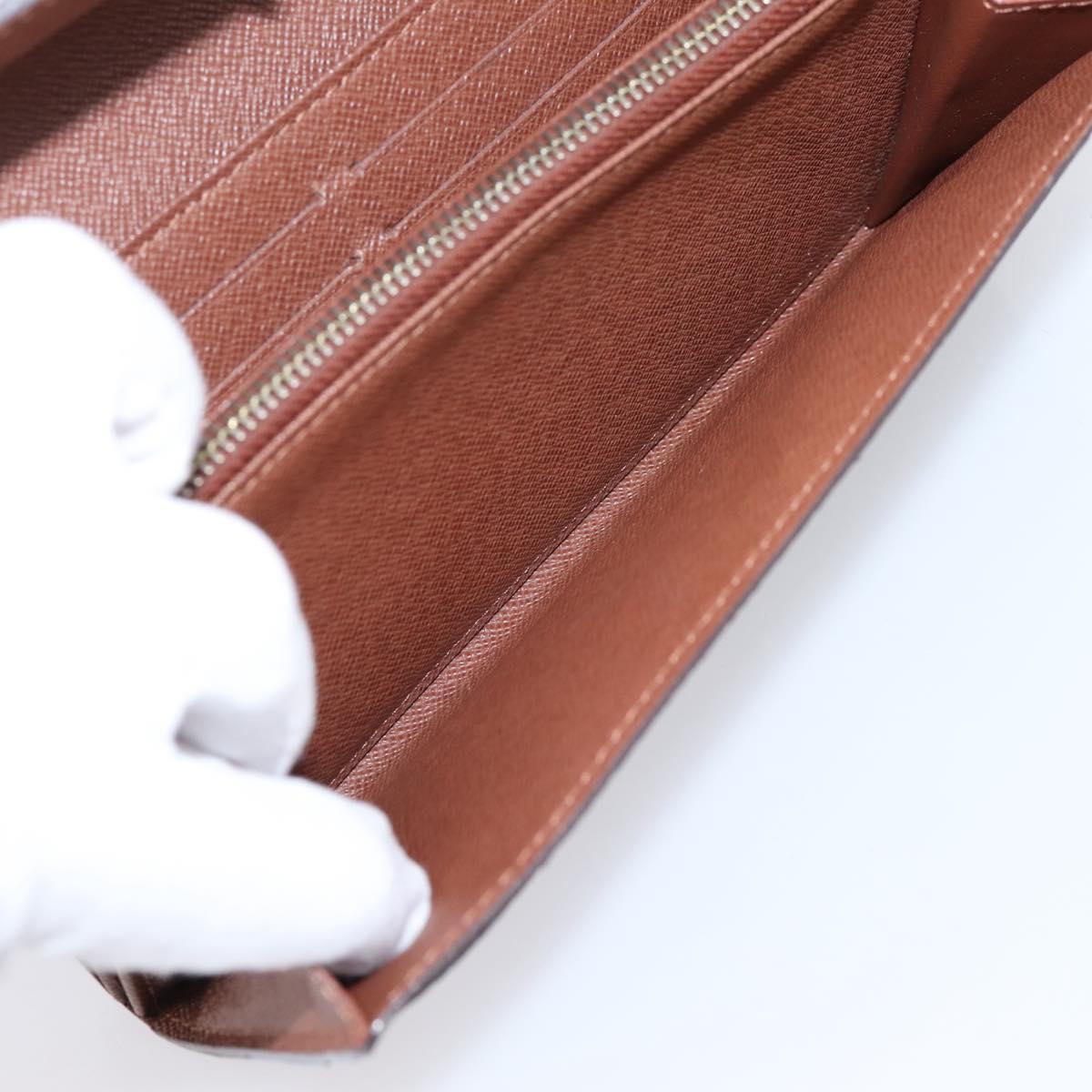 LOUIS VUITTON Monogram Portefeuille Sarah Long Wallet M61734 LV Auth 207050