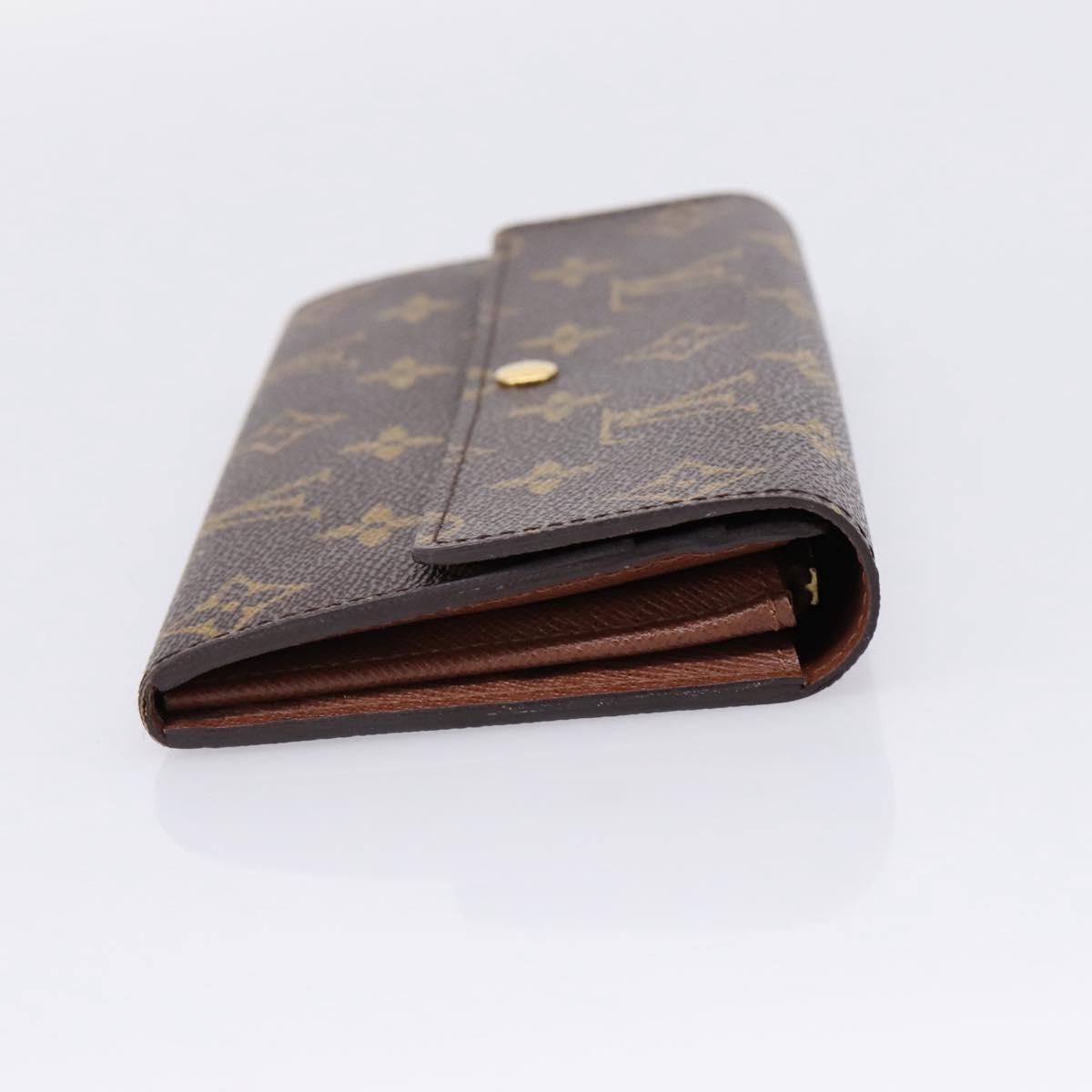 LOUIS VUITTON Monogram Portefeuille Sarah Long Wallet M61734 LV Auth 207050
