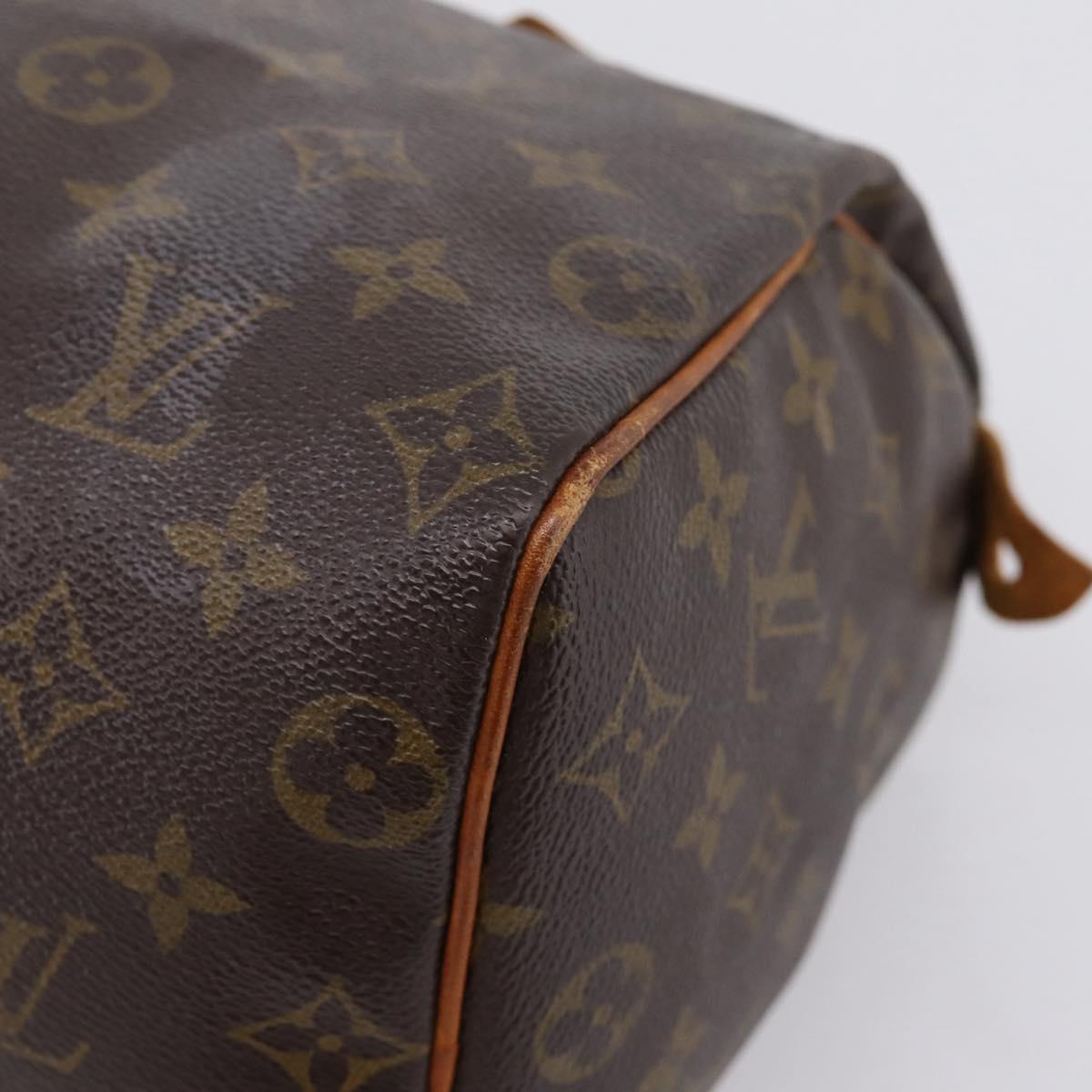 LOUIS VUITTON Monogram Speedy 25 Hand Bag M41528 LV Auth 207055