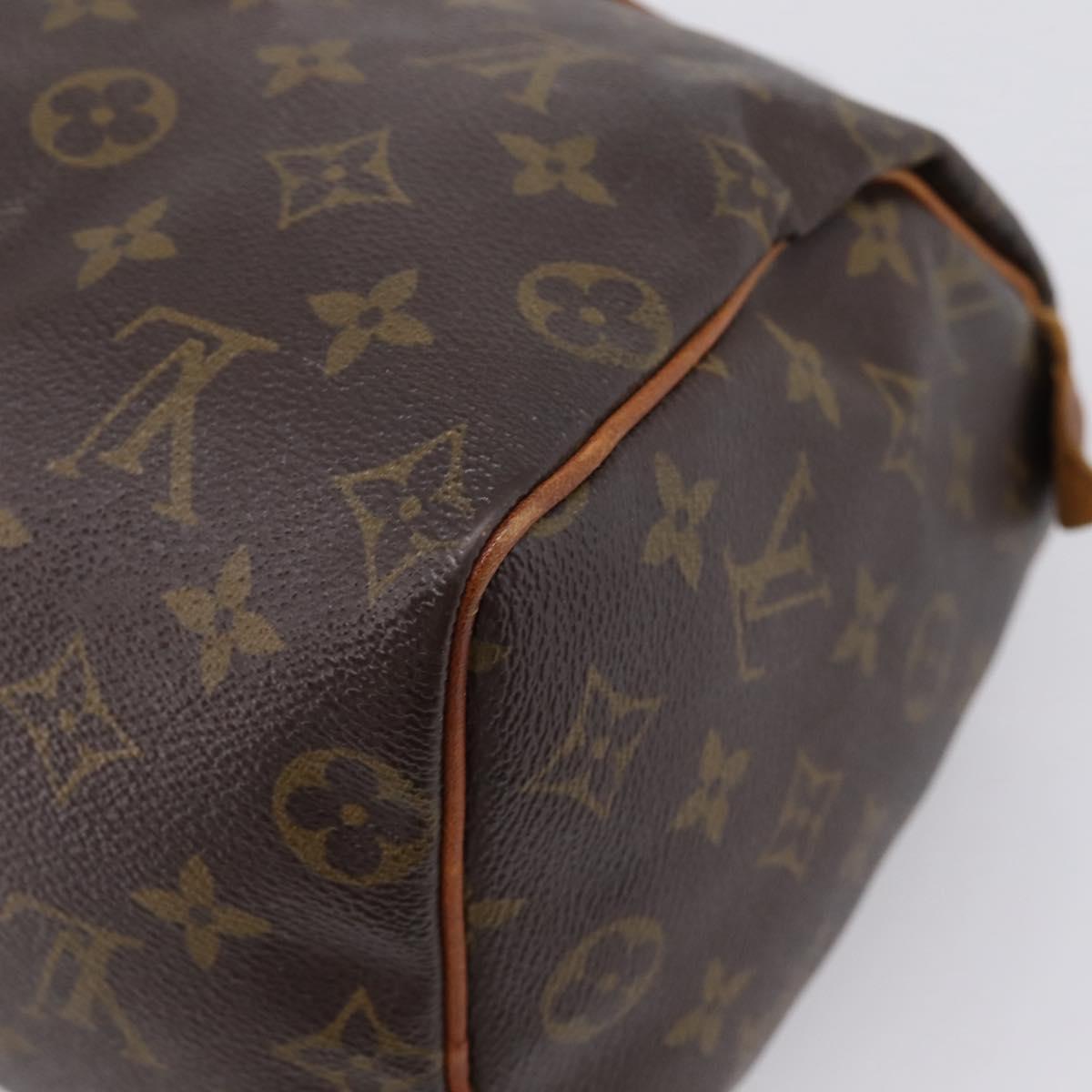 LOUIS VUITTON Monogram Speedy 25 Hand Bag M41528 LV Auth 207055
