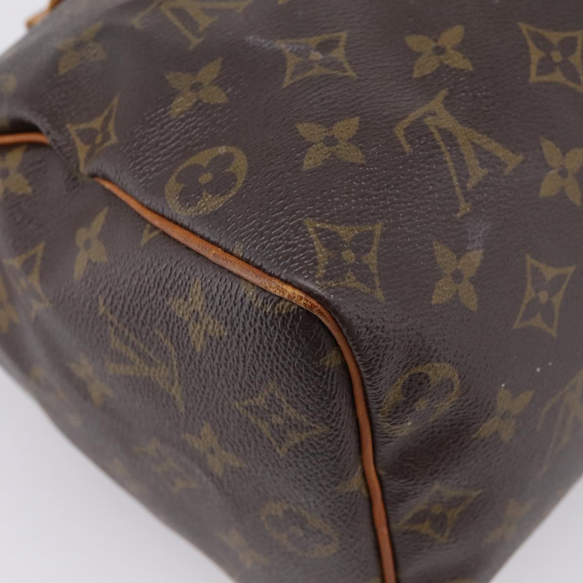 LOUIS VUITTON Monogram Speedy 25 Hand Bag M41528 LV Auth 207055