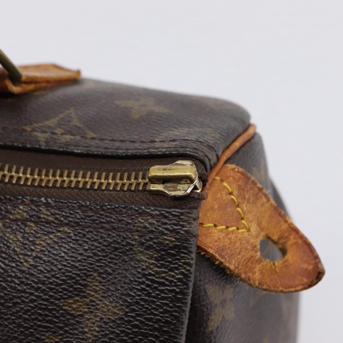LOUIS VUITTON Monogram Speedy 25 Hand Bag M41528 LV Auth 207055