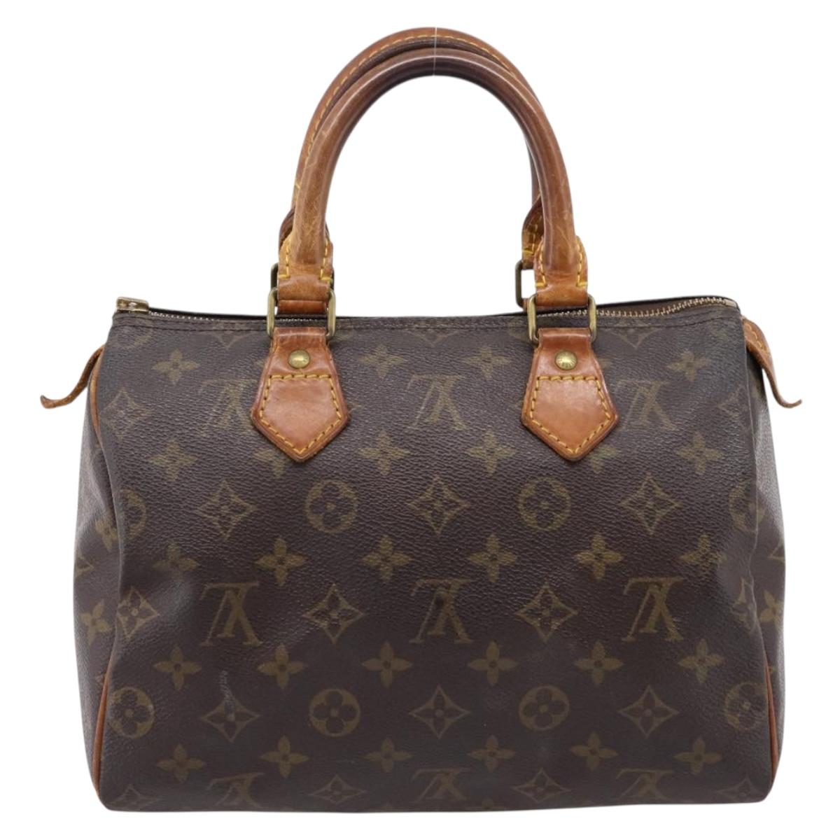 LOUIS VUITTON Monogram Speedy 25 Hand Bag M41528 LV Auth 207055