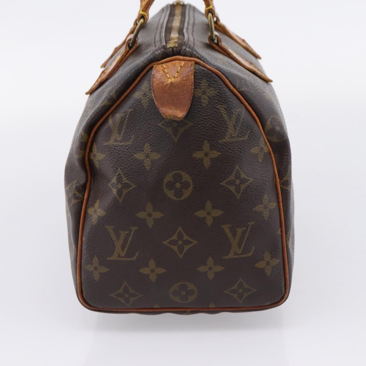 LOUIS VUITTON Monogram Speedy 25 Hand Bag M41528 LV Auth 207055