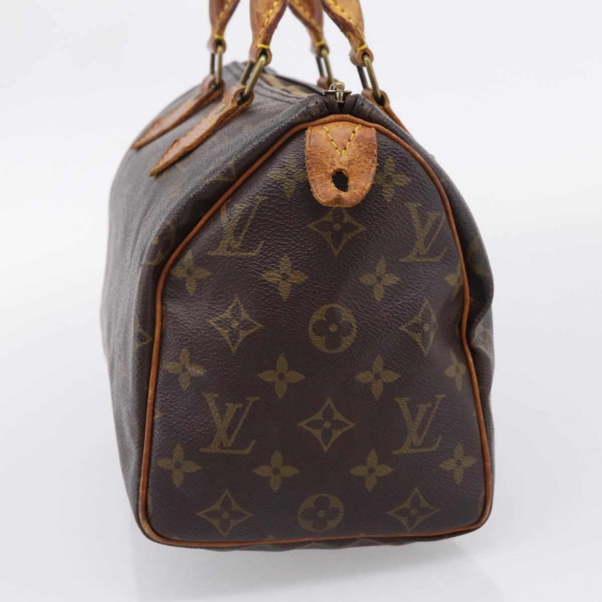LOUIS VUITTON Monogram Speedy 25 Hand Bag M41528 LV Auth 207055