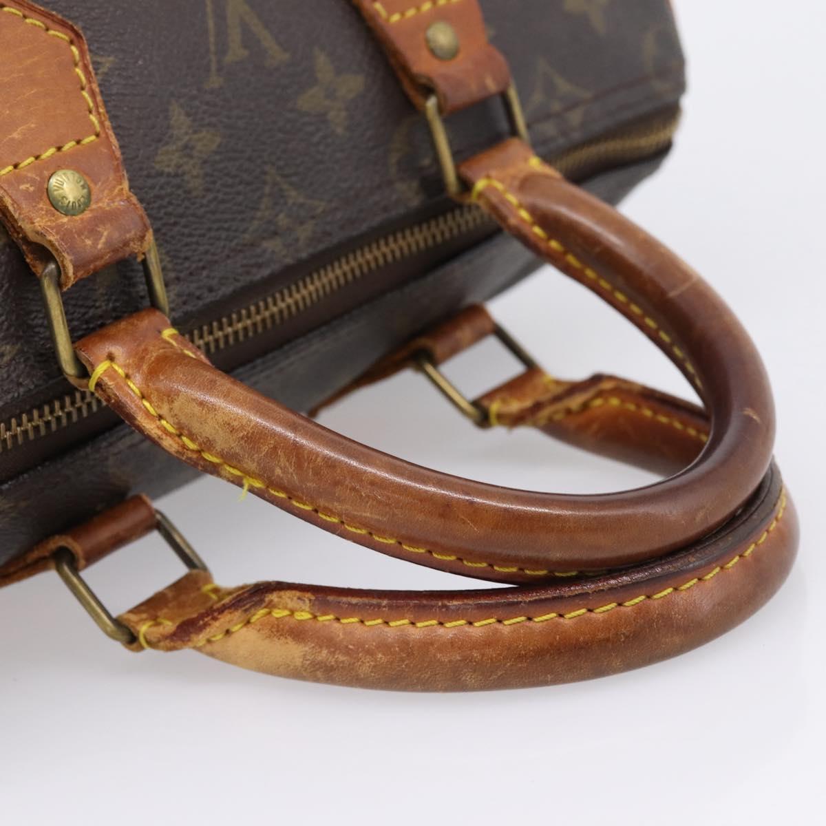 LOUIS VUITTON Monogram Speedy 25 Hand Bag M41528 LV Auth 207055