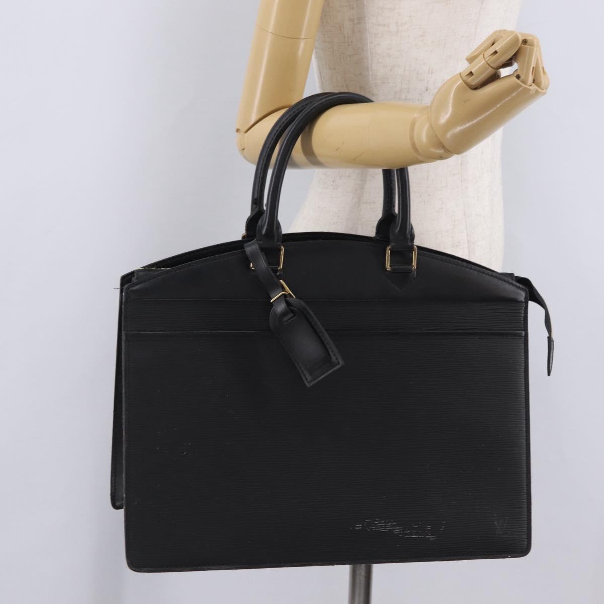 LOUIS VUITTON Epi Riviera Hand Bag Black M48182 LV Auth 207059