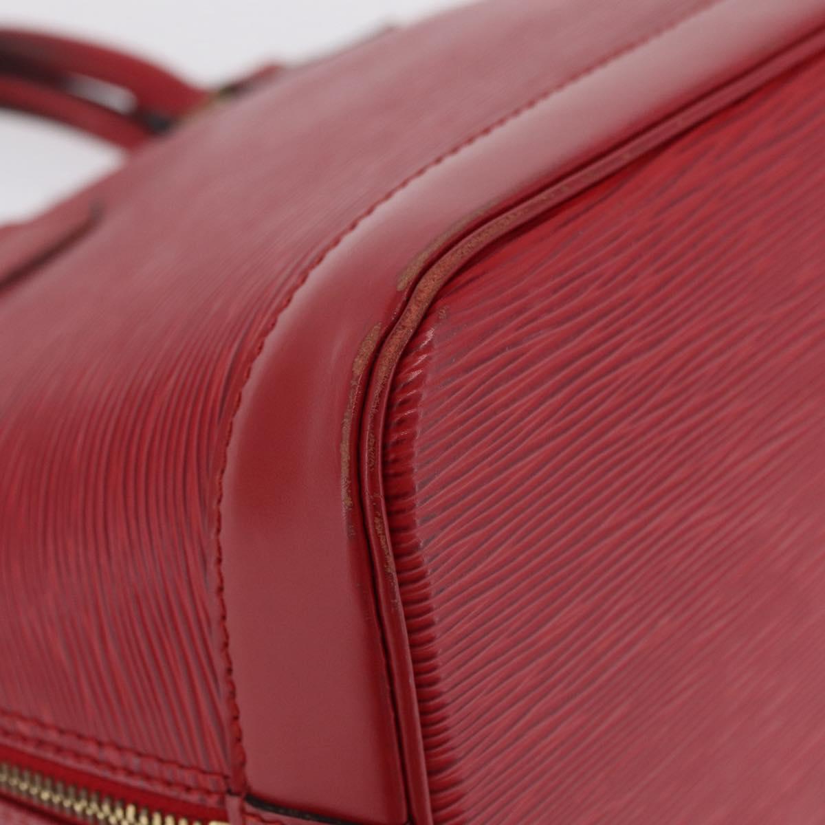 LOUIS VUITTON Epi Alma Hand Bag Castilian Red M52147 LV Auth 207066