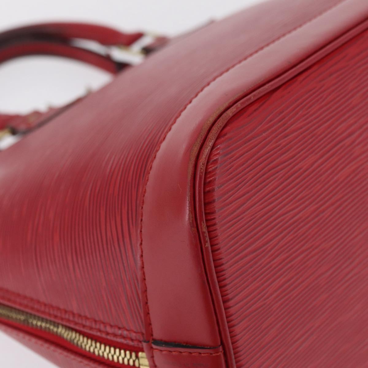 LOUIS VUITTON Epi Alma Hand Bag Castilian Red M52147 LV Auth 207066
