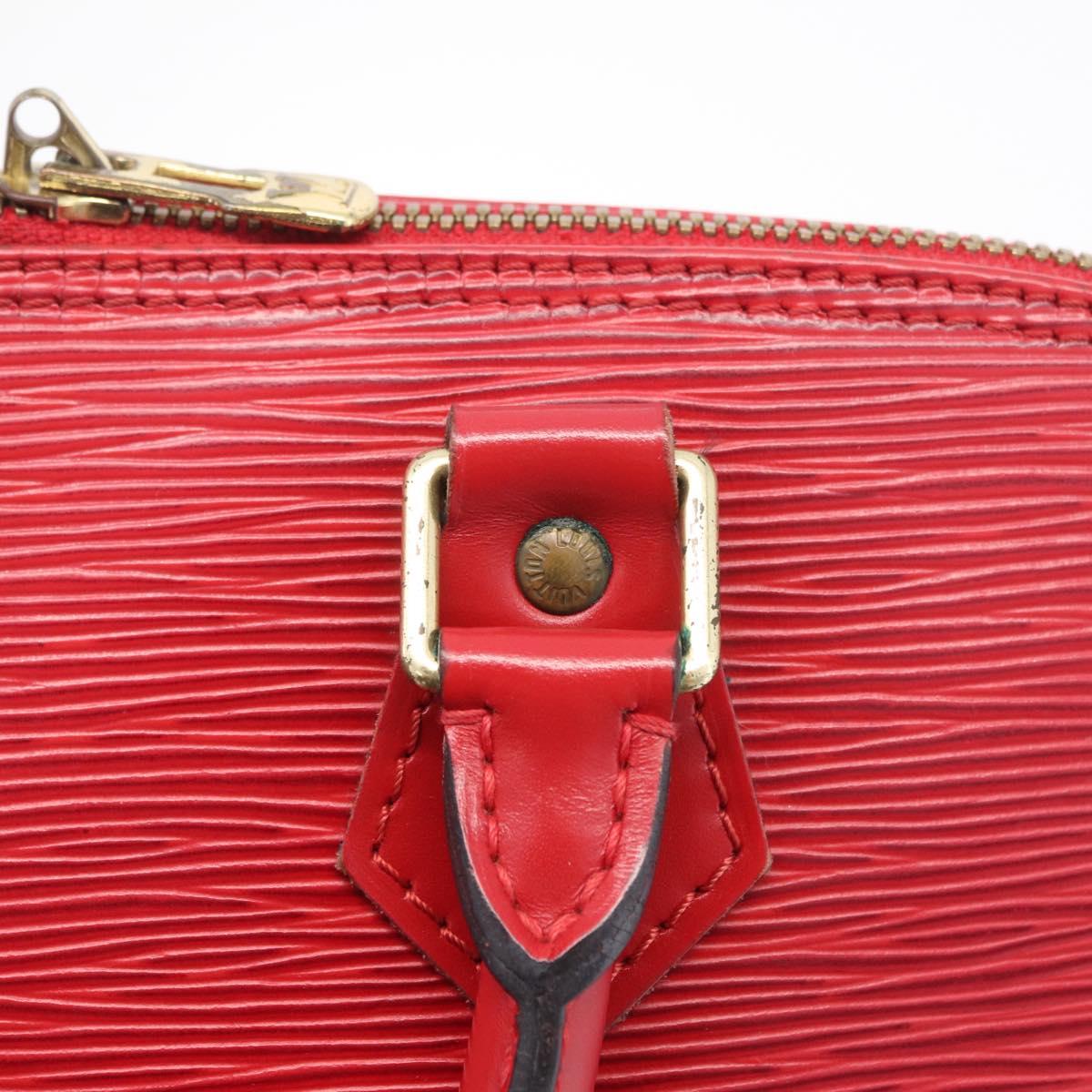 LOUIS VUITTON Epi Alma Hand Bag Castilian Red M52147 LV Auth 207066
