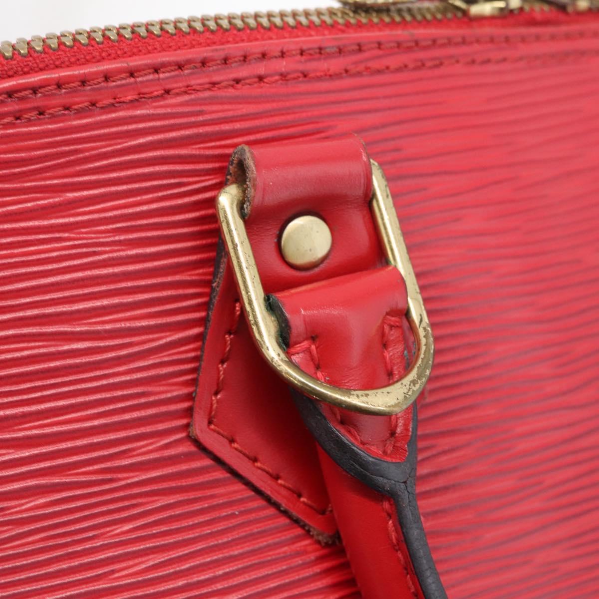 LOUIS VUITTON Epi Alma Hand Bag Castilian Red M52147 LV Auth 207066
